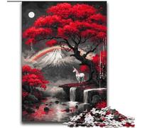 Puzzle misterioso del Monte Fuji da 2000 pezzi per adolescenti, adatto a bambini dai 14 anni in su Divertimento in famiglia tutta la famiglia (70x100cm)
