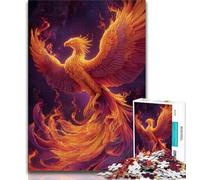 Puzzle misterioso della fenice per adulti, 1000 pezzi, per ammazzare il tempo durante le vacanze, con pezzi completamente interconnessi e di forma casuale, 38x26cm