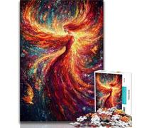 Puzzle misterioso della ragazza fenice per adolescenti, puzzle da 1000 pezzi, giocattolo educativo intellettuale decomprimente, regali di Babbo Natale segreto (38x26cm)