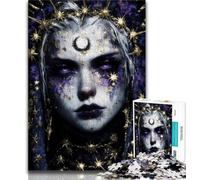 Puzzle misterioso di una ragazza elfo per adolescenti, aiuta il cervello a esercitare giocattoli avvincenti per coltivare la pazienza Un'opera d'arte 38x26cm