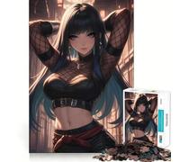 Puzzle misterioso Kunoichi da 1000 pezzi per adolescenti, rompicapo per la mente, antistress, arte da assemblare, regalo premium (50x75cm)