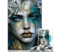 Puzzle mistici dello spirito della natura per adolescenti, gioco stimolante e gioco in famiglia con pezzi completamente interconnessi di forma casuale (38x26cm)