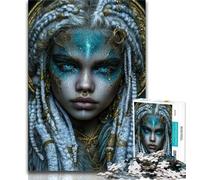 Puzzle mistici sullo spirito della natura per adulti e adolescenti,1000 pezzi,aiutano il cervello a esercitare giocattoli avvincenti per coltivare la pazienza e l'interazione genitore-figlio,50x75cm