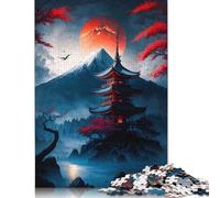 Puzzle mistico del tempio giapponese per adulti, giochi creativi, regalo per ragazzo o ragazza, 1500 pezzi (85x57 cm)
