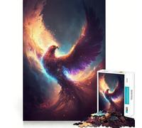 Puzzle mistico della Fenice da 1000 pezzi per adulti e ragazzi, rompicapo rilassante, attività artistica da assemblare, regalo premuroso (38x52cm)