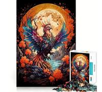 Puzzle mistico della Fenice per adulti, 1000 pezzi, gioco di logica e rilassante, decorazione murale di alta qualità (50x75cm)