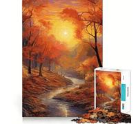 Puzzle mistico della foresta incantata da 1000 pezzi per adolescenti, ideale per rafforzare la memoria, perfetto per il tempo libero a casa, con bordi netti e un regalo prezioso (38x26cm)
