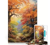 Puzzle mistico della foresta incantata per adolescenti, 1000 pezzi, rompicapo, antistress, taglio di alta qualità, (38x52cm)