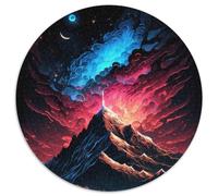 Puzzle mistico della vetta della montagna, 1000 pezzi per adulti, puzzle in cartone, attività educativa per le abilità cognitive, miglioramento delle abilità cognitive, 67,5x67,5 cm