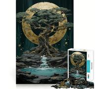 Puzzle mistico dell'Albero della Vita da 1000 pezzi per adolescenti, gioco stimolante per il pensiero creativo, facile e rilassante, taglio preciso, (38x26cm)