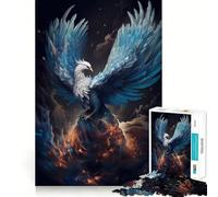 Puzzle mistico dell'uccello fenice da 1000 pezzi per adolescenti, puzzle rilassante per la mente, arte da assemblare, regalo di alta qualità (38x52cm)