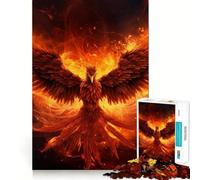Puzzle mistico dell'uccello fenice da 1000 pezzi per adulti e ragazzi, gioco di logica, relax, taglio di precisione, (38x26cm)