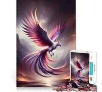 Puzzle mistico dell'uccello fenice da 1000 pezzi per adulti, gioco di logica, rilassante e divertente, da assemblare, regalo di Babbo Natale (38x52cm)