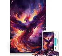 Puzzle mistico dell'uccello fenice per adolescenti, 1000 pezzi, rompicapo, antistress, taglio di alta qualità, (50x75cm)