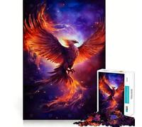 Puzzle mistico dell'uccello fenice per adulti, 1000 pezzi, Logic Boost Toy Group, Joy Premium Edge, sorpresa di compleanno (38x52cm)