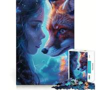 Puzzle mistico galattico da 1000 pezzi con animali, ideale per adulti e ragazzi, gioco di logica, relax, taglio di precisione, regalo perfetto (38x52cm)
