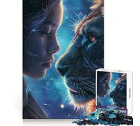 Puzzle mistico galattico da 1000 pezzi con animali, ideale per adulti e ragazzi, un rompicapo rilassante, un'attività artistica da assemblare e un regalo speciale (50x75cm)