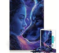 Puzzle mistico galattico da 1000 pezzi con animali, ideale per adulti, gioco di logica e relax, con bordi affilati, regalo di alta qualità (38x26cm)