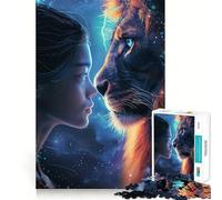 Puzzle mistico galattico da 1000 pezzi con animali, ideale per ragazzi, stimola la creatività, è un gioco facile e rilassante, perfetto per il tempo libero e per creare (38x26cm)