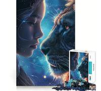 Puzzle mistico galattico da 1000 pezzi con animali, per adulti Gioco di logica fine, silenzioso e divertente, con bordi precisi Regalo memorabile (38x26cm)
