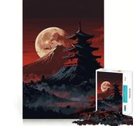 Puzzle mistico giapponese da 1000 pezzi per adulti, gioco di logica, rilassante e divertente, ideale come regalo di Babbo Natale (38x26cm)