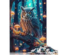 Puzzle mistico gufo 1000 pezzi Puzzle per adulti Gioco intellettuale Puzzle giocattoli per adulti 1000 pezzi (75x50 cm)