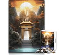 Puzzle mistico Kintsugi Gate da 1000 pezzi per adulti, gioco interattivo di abilità cognitive, idea regalo unica e memorabile, dimensioni 38x26cm