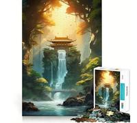 Puzzle mistico Kintsugi Gate da 1000 pezzi per adulti, ideale per migliorare la memoria, per momenti di relax e per un assemblaggio rilassante (38x52cm) Regalo di alta qualità