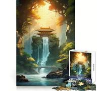 Puzzle mistico Kintsugi Gate per ragazzi, 1000 pezzi, gioco di logica, divertente e rilassante, opera d'arte da collezione (50x75cm)