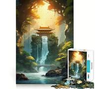 Puzzle mistico Kintsugi Gate per ragazzi, 1000 pezzi, gioco di logica, divertente e rilassante, opera d'arte da collezione (50x75cm)