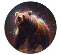 Puzzle mit 1000 Teilen, Braunbär-Puzzle für Erwachsene, perfektes Geschenk für Geburtstage, Feiertage, Weltraum-Party-Dekorationen, 1000 Teile (67,5x67,5cm)