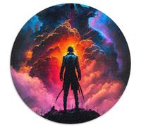 Puzzle mit 1000 Teilen, bunte Wolken, rundes 1000-teiliges Puzzle für Feiertage, Geburtstage und Spieleabende mit der Familie, 1000 Teile (67,5x67,5cm)
