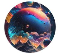 Puzzle mit 1000 Teilen, buntes Universum und Planeten, rundes Puzzle für Erwachsene, 1000 Teile, perfekt für Teenager und Sammler, ideale Heimdekoration und Reisegeschenk, 1000 Teile (67,5x67,5cm)