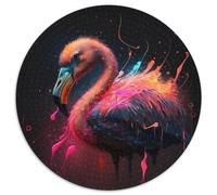 Puzzle mit 1000 Teilen, Fantasy-Flamingo-Puzzle für Erwachsene, perfektes Geschenk für Geburtstage, Feiertage, Weltraum-Party-Dekorationen, 1000 Teile (67,5x67,5cm)