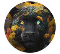 Puzzle mit 1000 Teilen, Fantasy-Leoparden-Puzzle für Erwachsene, perfektes Geschenk für Geburtstage, Feiertage, Weltraum-Party-Dekorationen, 1000 Teile (67,5x67,5cm)