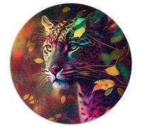 Puzzle mit 1000 Teilen, Fantasy-Leoparden-Puzzle für Erwachsene, perfektes Geschenk für Geburtstage, Feiertage, Weltraum-Party-Dekorationen, 1000 Teile (67,5x67,5cm)