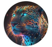Puzzle mit 1000 Teilen, Fantasy-Leoparden-Puzzle für Erwachsene, perfektes Geschenk für Geburtstage, Feiertage, Weltraum-Party-Dekorationen, 1000 Teile (67,5x67,5cm)