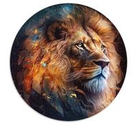 Puzzle mit 1000 Teilen, Fantasy-Löwe-Puzzle für Erwachsene, perfektes Geschenk für Geburtstage, Feiertage, Weltraum-Party-Dekorationen, 1000 Teile (67,5x67,5cm)