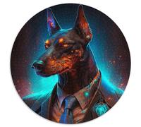 Puzzle mit 1000 Teilen für Erwachsene, Boss Dobermann, Papierpuzzle, ein tolles Geschenk für Familienspaß, 1000 Teile (67,5x67,5cm)