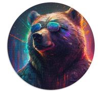 Puzzle mit 1000 Teilen für Erwachsene, Braunbär-Puzzle, ideales Urlaubs- oder Geburtstagsgeschenk, Partyspiel-Spielzeug, 1000 Teile (67,5x67,5cm)