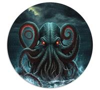 Puzzle mit 1000 Teilen für Erwachsene, Cthulhu Rising, Puzzle für Erwachsene, Denksportaufgabe, Spiel für Erwachsene, interaktive Familienaktivität, 1000 Teile (67,5x67,5cm)