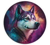 Puzzle mit 1000 Teilen für Erwachsene, Fantasy-Husky-Puzzle, ideales Urlaubs- oder Geburtstagsgeschenk, Partyspiel-Spielzeug, 1000 Teile (67,5x67,5cm)