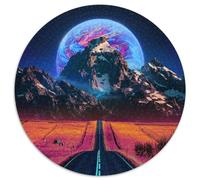 Puzzle mit 1000 Teilen für Erwachsene,Forever Still,runde Puzzles mit 1000 Teilen für Erwachsene zum Entspannen und Herausfordern,farbenfrohe Kunst zur Heimdekoration,ideales Geschenk für Freunde
