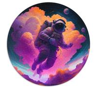 Puzzle mit 1000 Teilen für Erwachsene, Weltraum-Astronauten-Puzzle aus Pappe, perfekt für Familienspaß an Geburtstagen, Weihnachten, 1000 Stück (67,5x67,5cm)