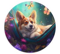Puzzle mit 1000 Teilen für Erwachsene, wunderschöne Corgi-Puzzles, ideales Urlaubs- oder Geburtstagsgeschenk, Partyspiel-Spielzeug, 1000 Teile (67,5x67,5cm)