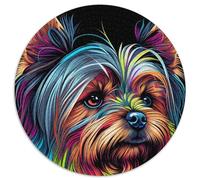 Puzzle mit 1000 Teilen für Erwachsene, Yorkshire-Farbhund-Puzzle für Erwachsene, Denksportaufgabe, Spiel für Erwachsene, interaktive Familienaktivität, 1000 Teile (67,5x67,5cm)