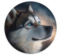 Puzzle mit 1000 Teilen, Husky-Puzzle für Erwachsene, perfektes Geschenk für Geburtstage, Feiertage, Weltraum-Party-Dekorationen, 1000 Teile (67,5x67,5cm)