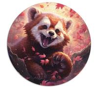 Puzzle mit 1000 Teilen, Sakura-Roter Panda, Puzzle für Erwachsene, perfektes Geschenk für Geburtstage, Feiertage, Weltraum-Party-Dekorationen, 1000 Teile (67,5x67,5cm)