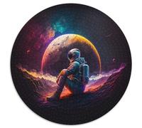 Puzzle mit 1000 Teilen zum Thema Universum, Planet und Astronaut, für Erwachsene, Papierpuzzle, Familieninteraktion und Gehirntraining, Familienaktivitäts-Herausforderung, 1000 Teile (67,5x67,5cm)