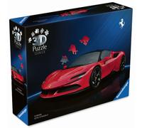 Ravensburger - Puzzle 3d Ferrari | Puzzle 3d Per Adulti E Bambini A Partire Dagli 8 Anni | Modellismo Da Costruire Adulti Di 108 Pezzi | Regalo Bambino 8 Anni E Più